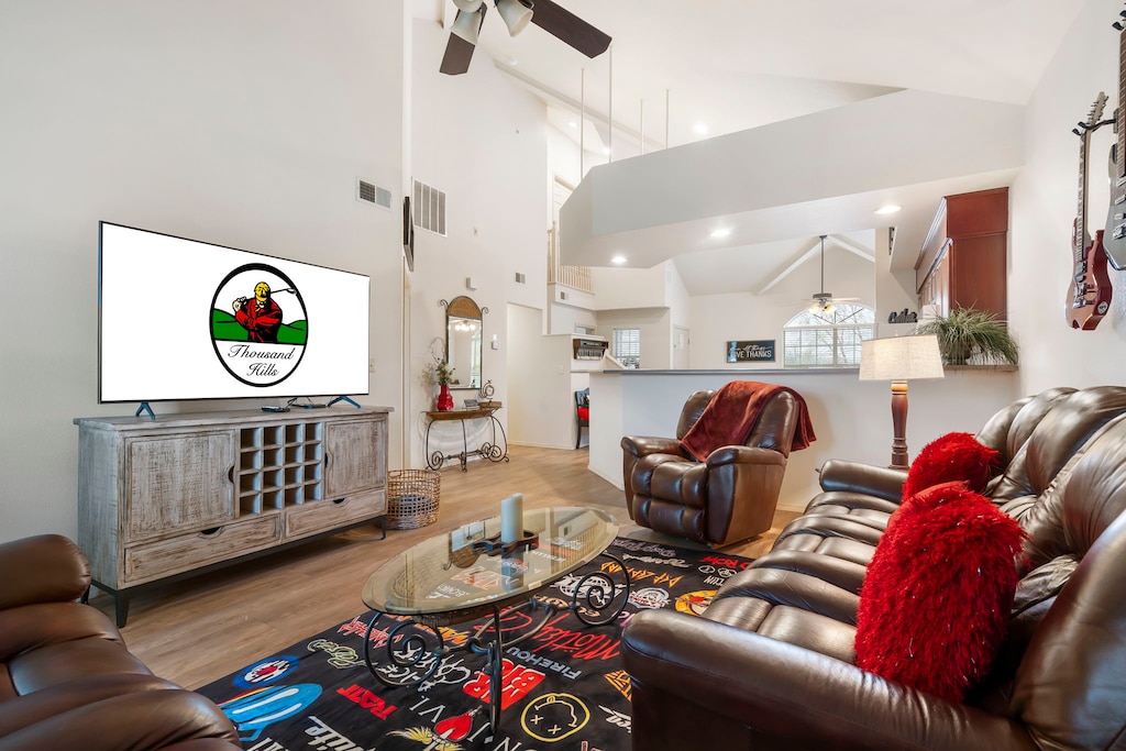 Great Room with Flat Screen TV for Guest Enjoyment