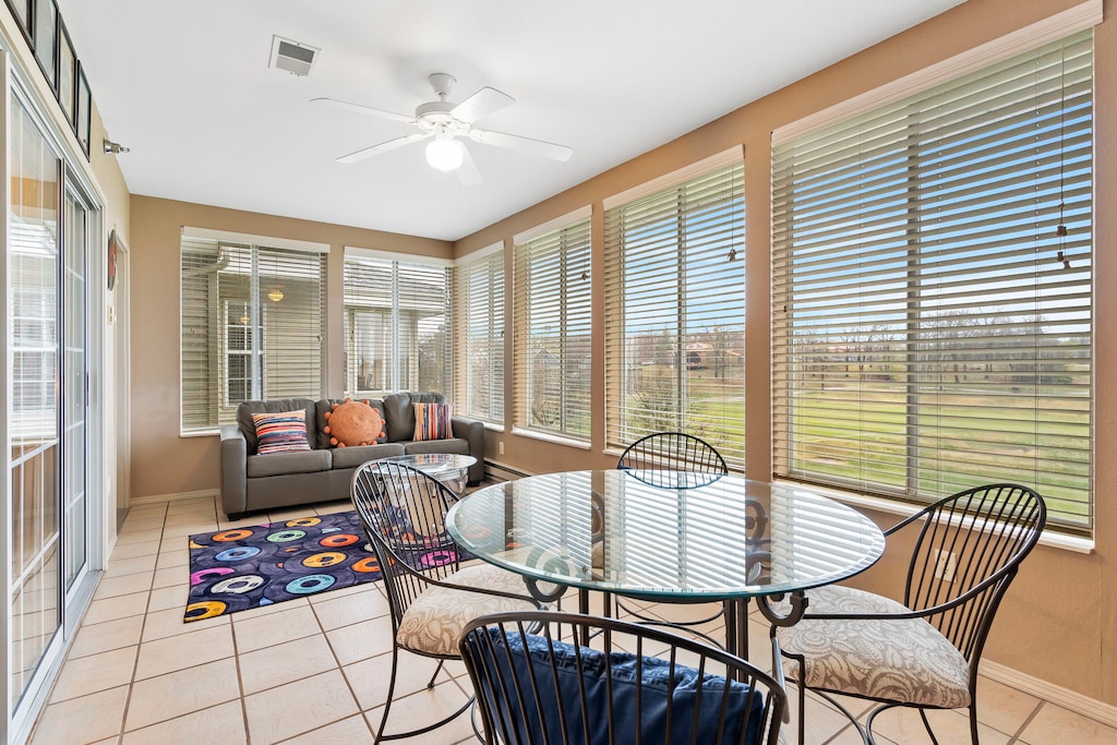 Sunroom with a GREAT Golf Course View
