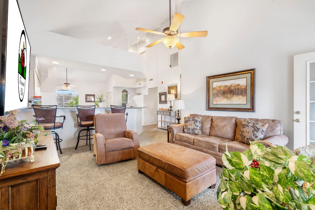 Open Floor Plan from Living area to Kitchen