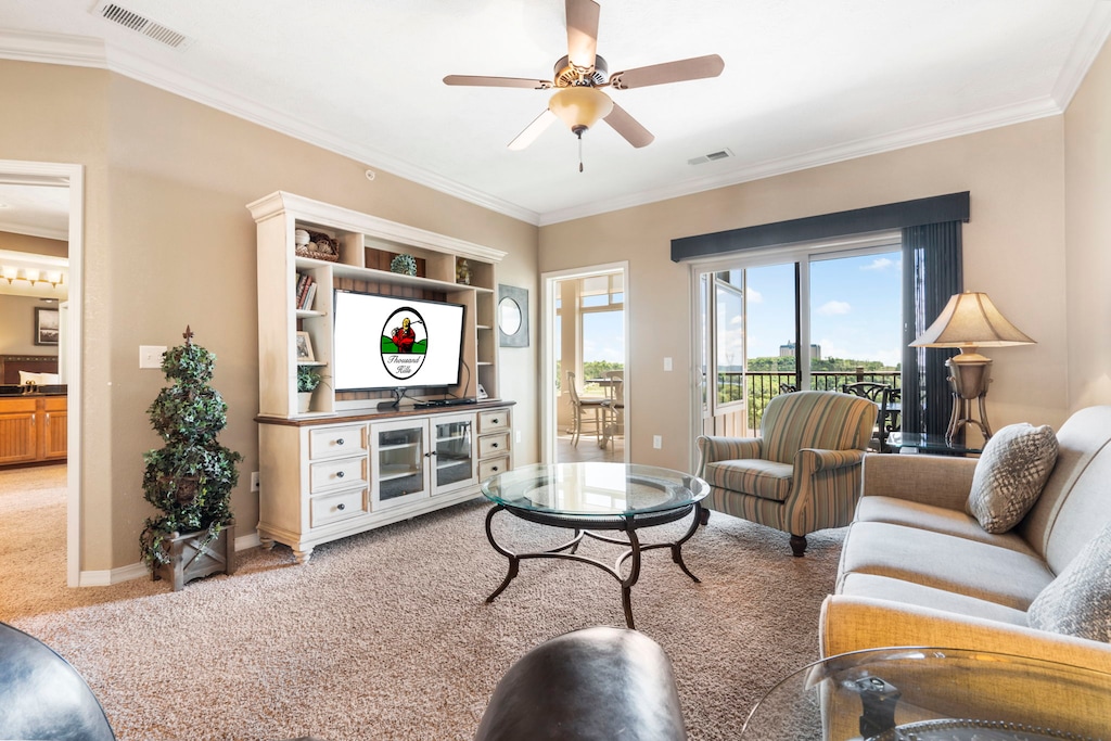 Comfortable Living Room - Cable TV/DVD, Sunroom and Balcony Access