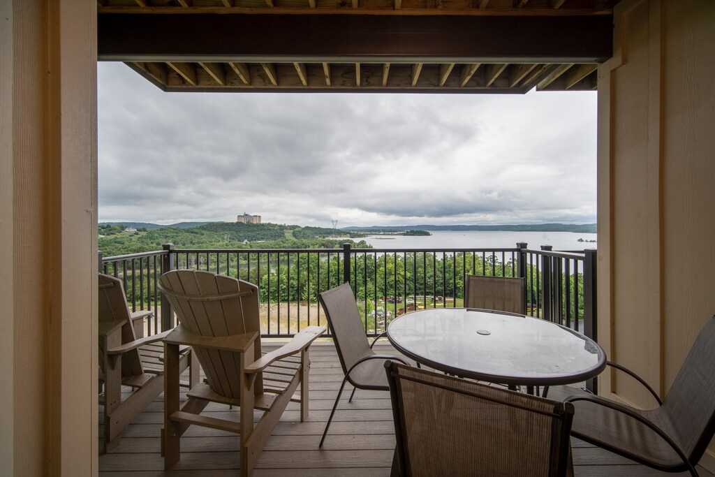 Private, Covered Patio with Lake View