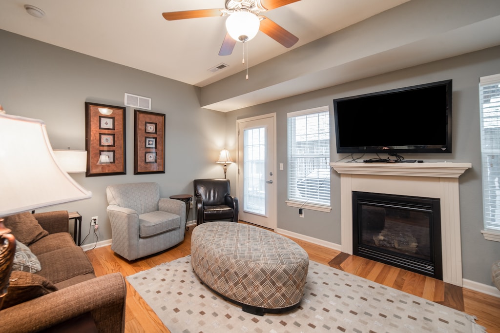 Living Room - Gas Fireplace, Cable TV/DVD, Sofa Bed