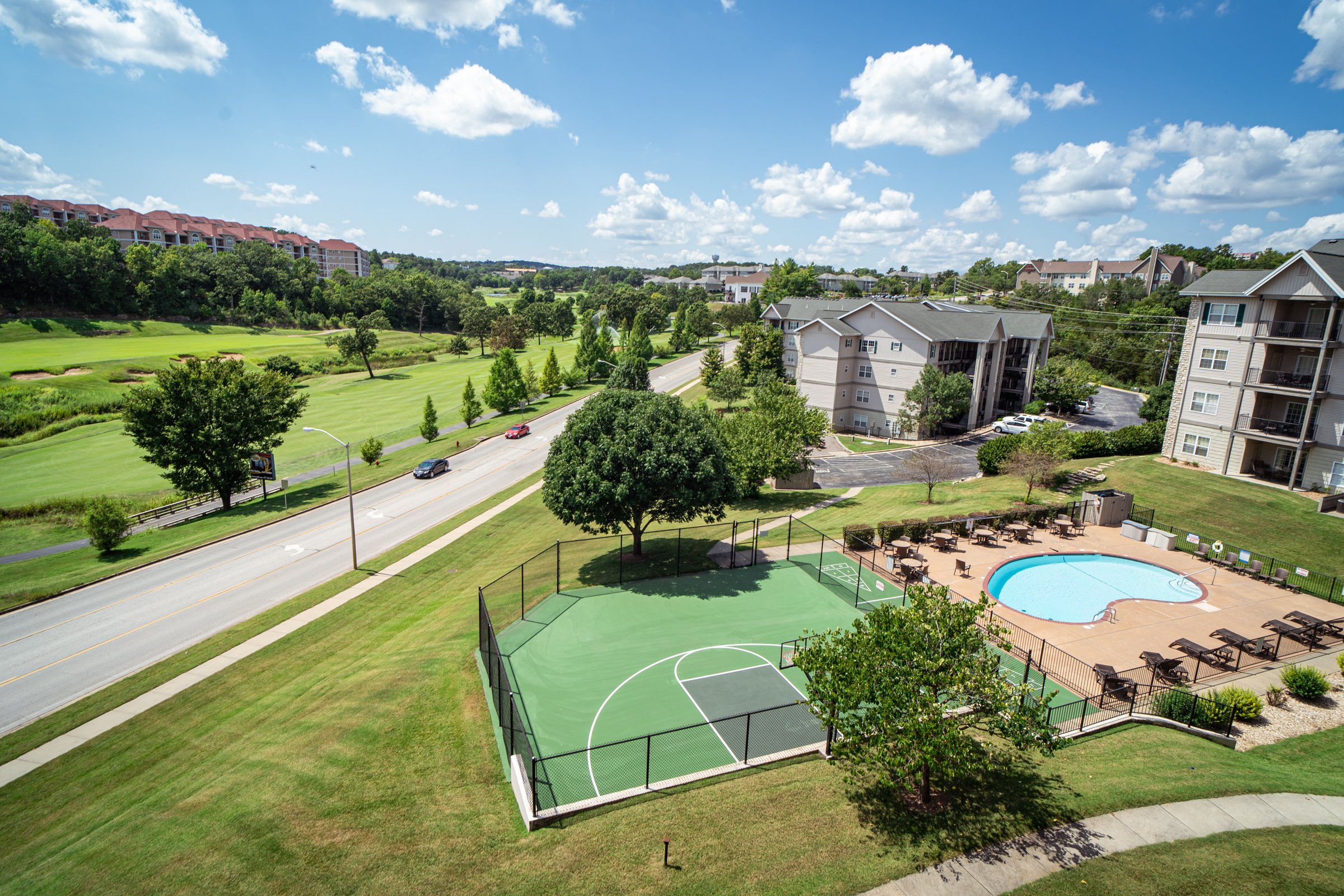 Basket Ball Court and Seasonal Outdoor Pool Access
