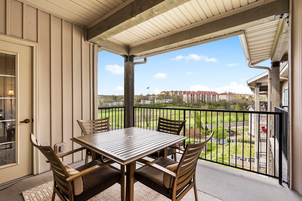 Covered Deck-Golf Course View