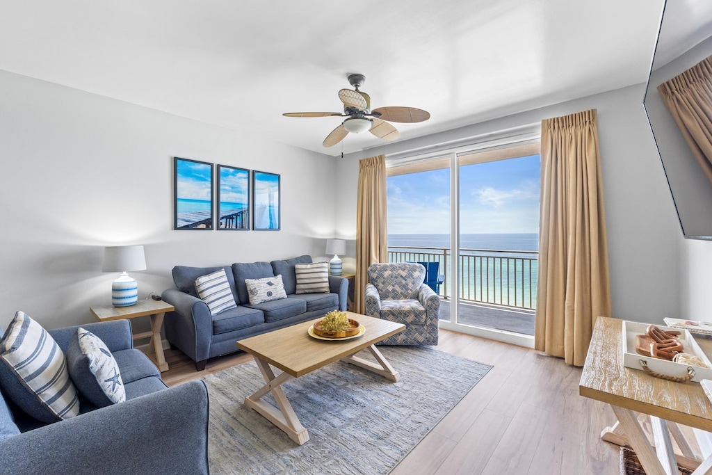 Living Area with Balcony