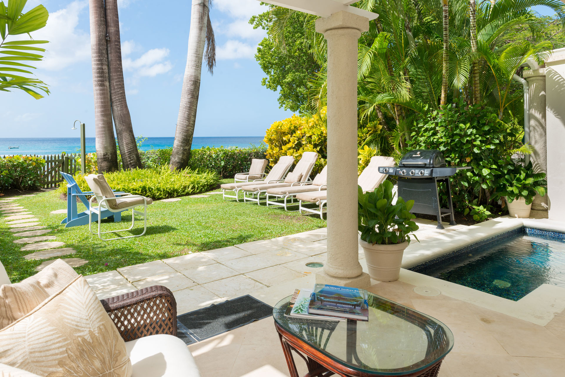 Property Image 1 - Opulent Bajan Townhouse with dipping pool by the beach