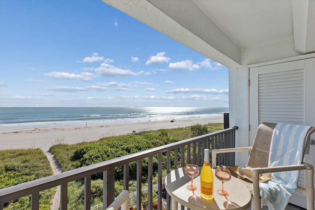 Direct oceanfront balcony with stunning views