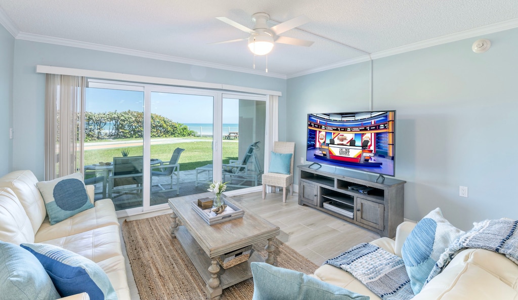 Relax & unwind in the comfortable living room