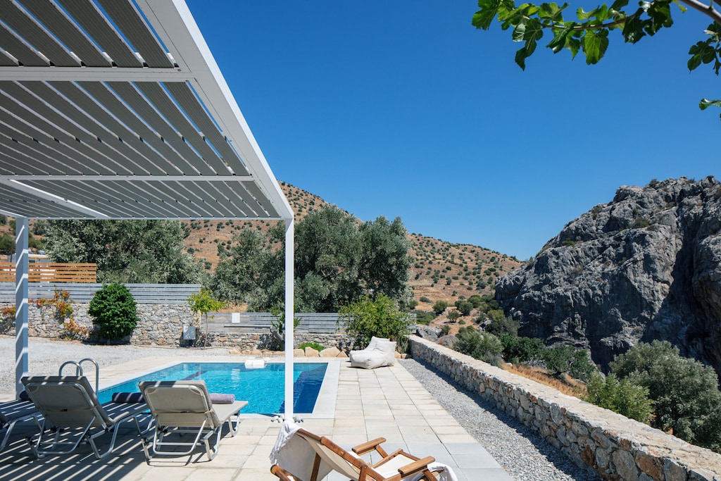 Evgoro Ouranos villa, swimming pool, Agia Galini