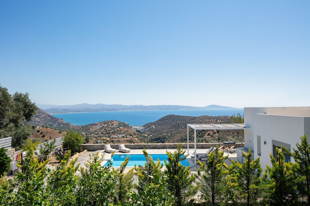Evgoro Ouranos villa, outside view,  Agia Galini