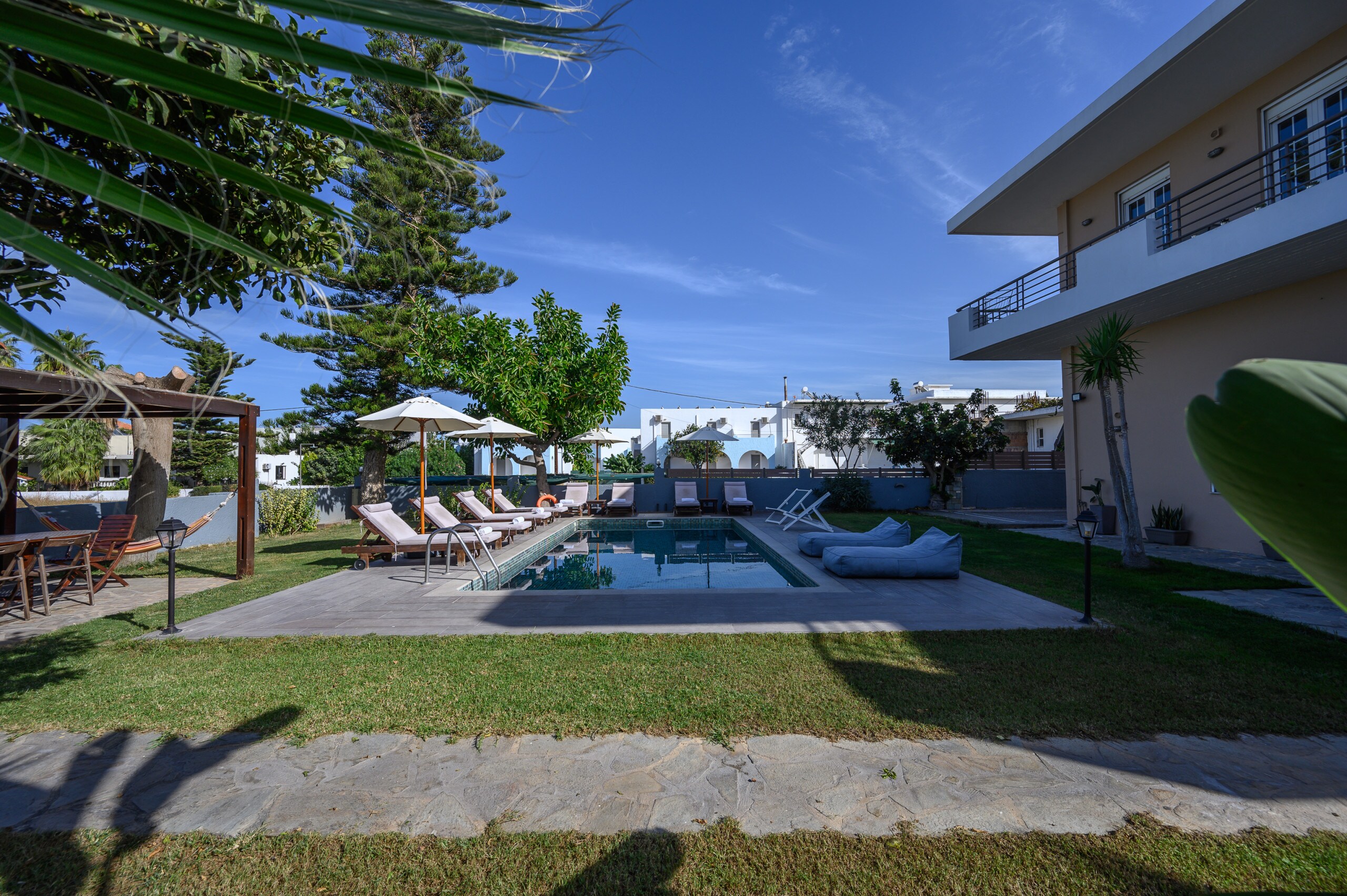
Swimming pool area of Modern villa, Platanes, Rethymno, Crete
