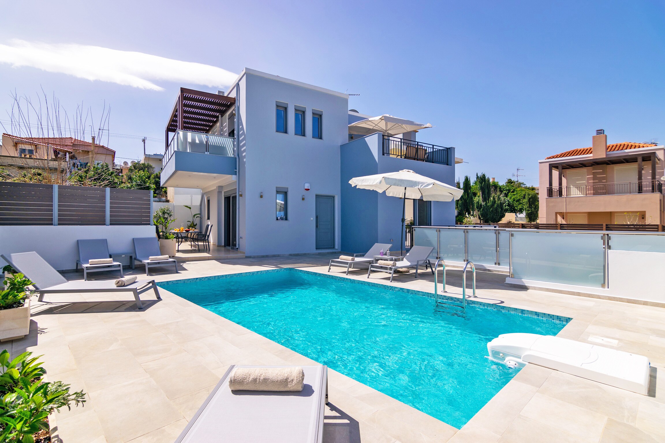 Exterior view of NewBuilt villa,Full facilities,Near all amenities,Adele,Rethymno,Crete