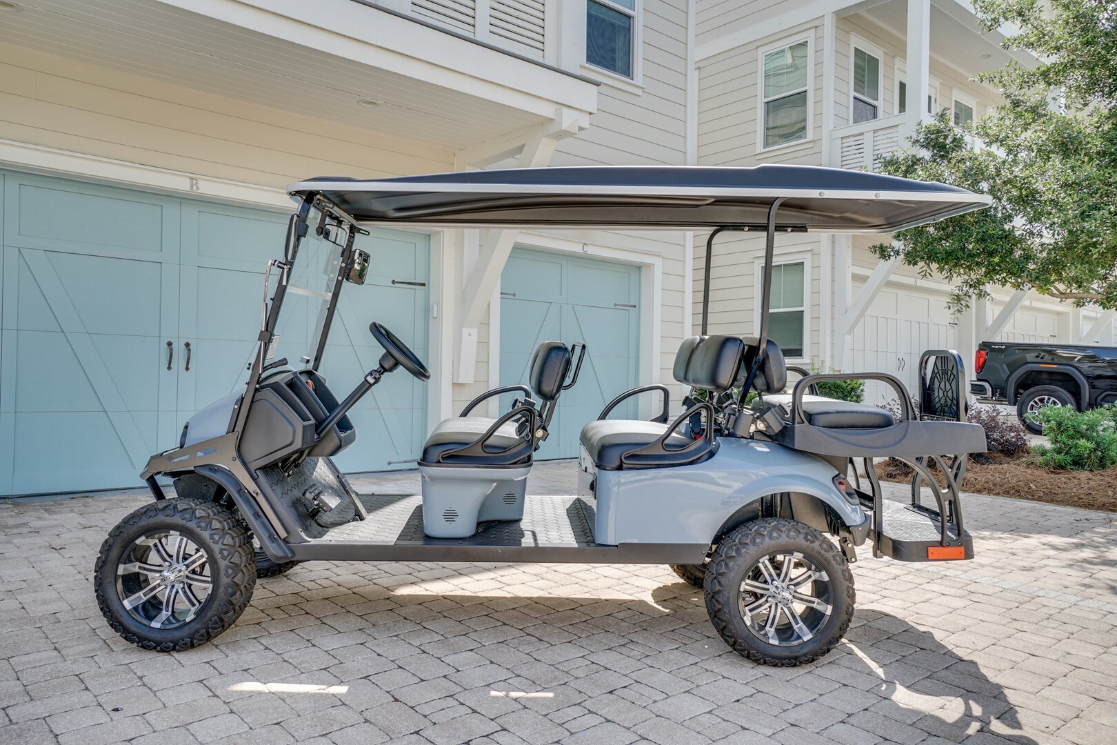 6 Seater Golf Cart Included with Your Rental