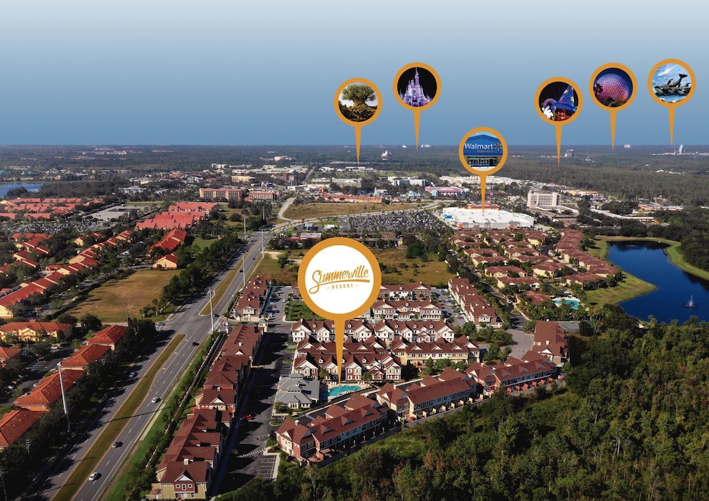 We are really close to everything!   Disney, Walmart, Startbucks, Restaurants, and more!!