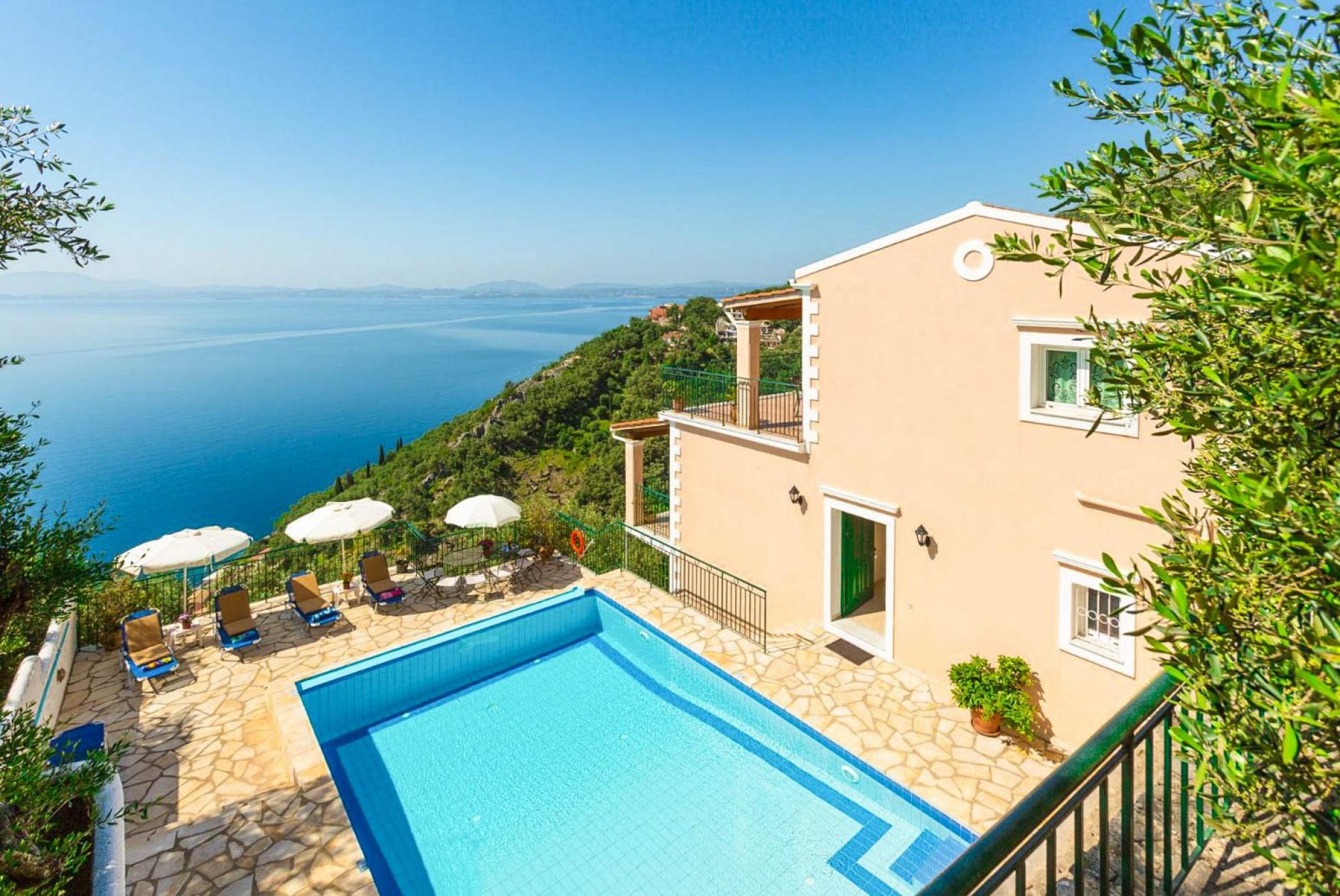 Property Image 1 - Unique Airy Villa with Parking and Sea View Pool