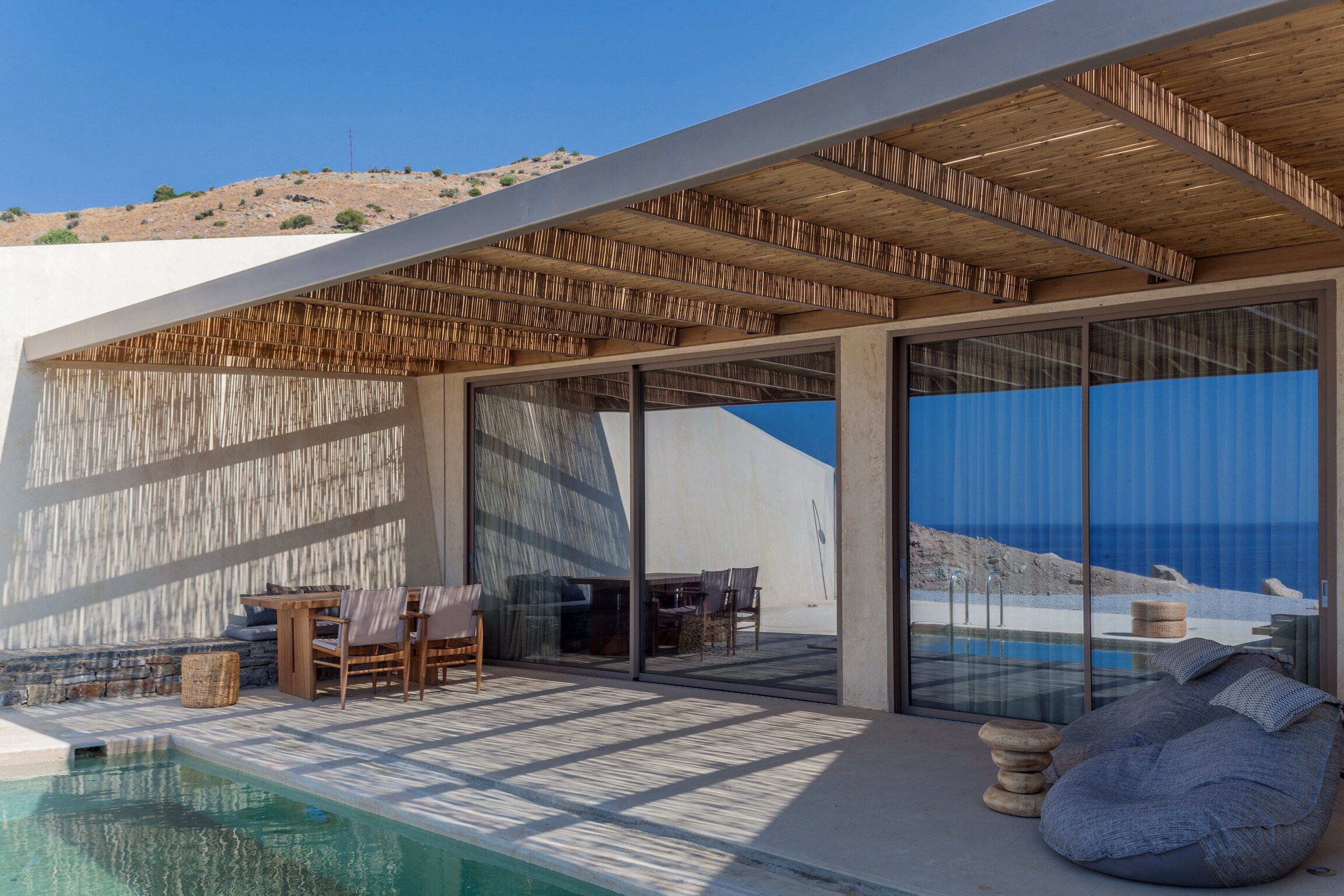 Exterior view of Beach villa,Heated pool,Incredible view,Agios Pavlos,Crete