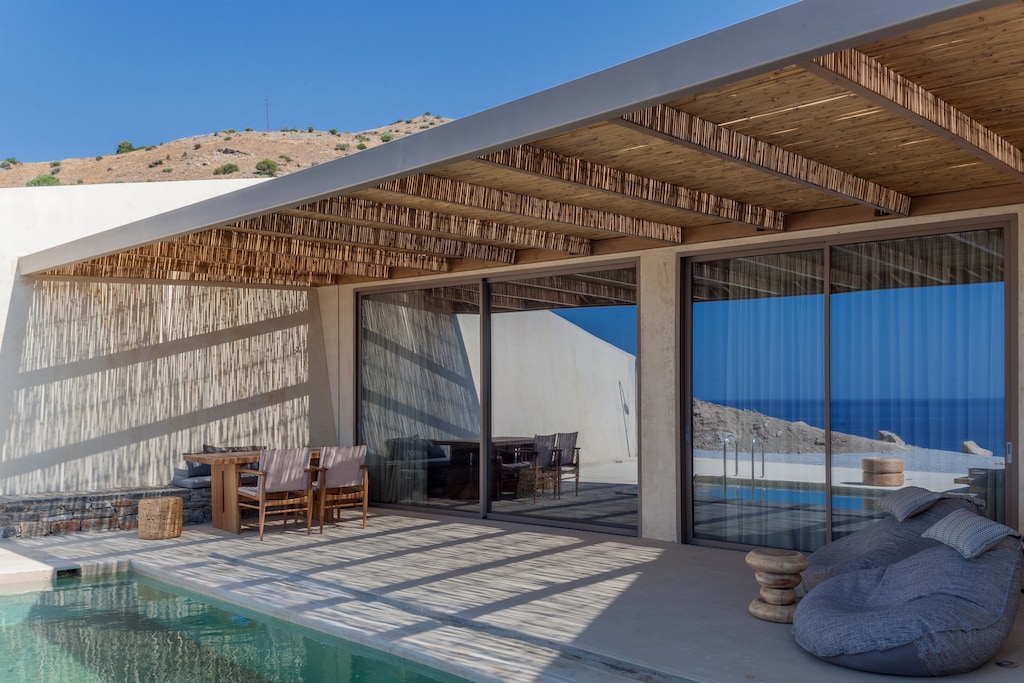 Exterior view of Beach villa,Heated pool,Incredible view,Agios Pavlos,Crete