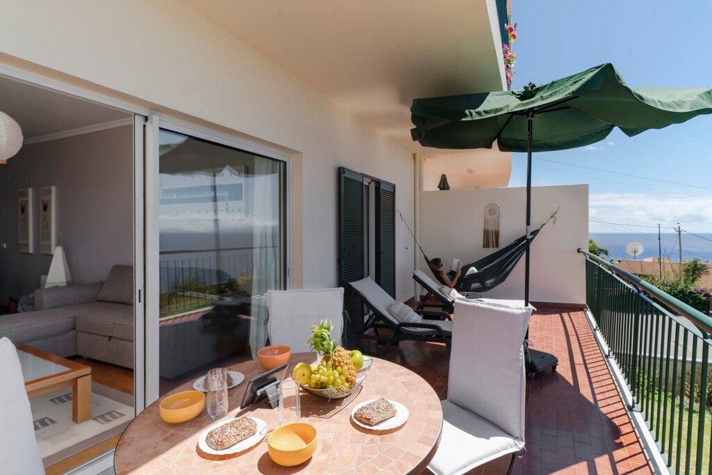 Balcony and relaxing chair