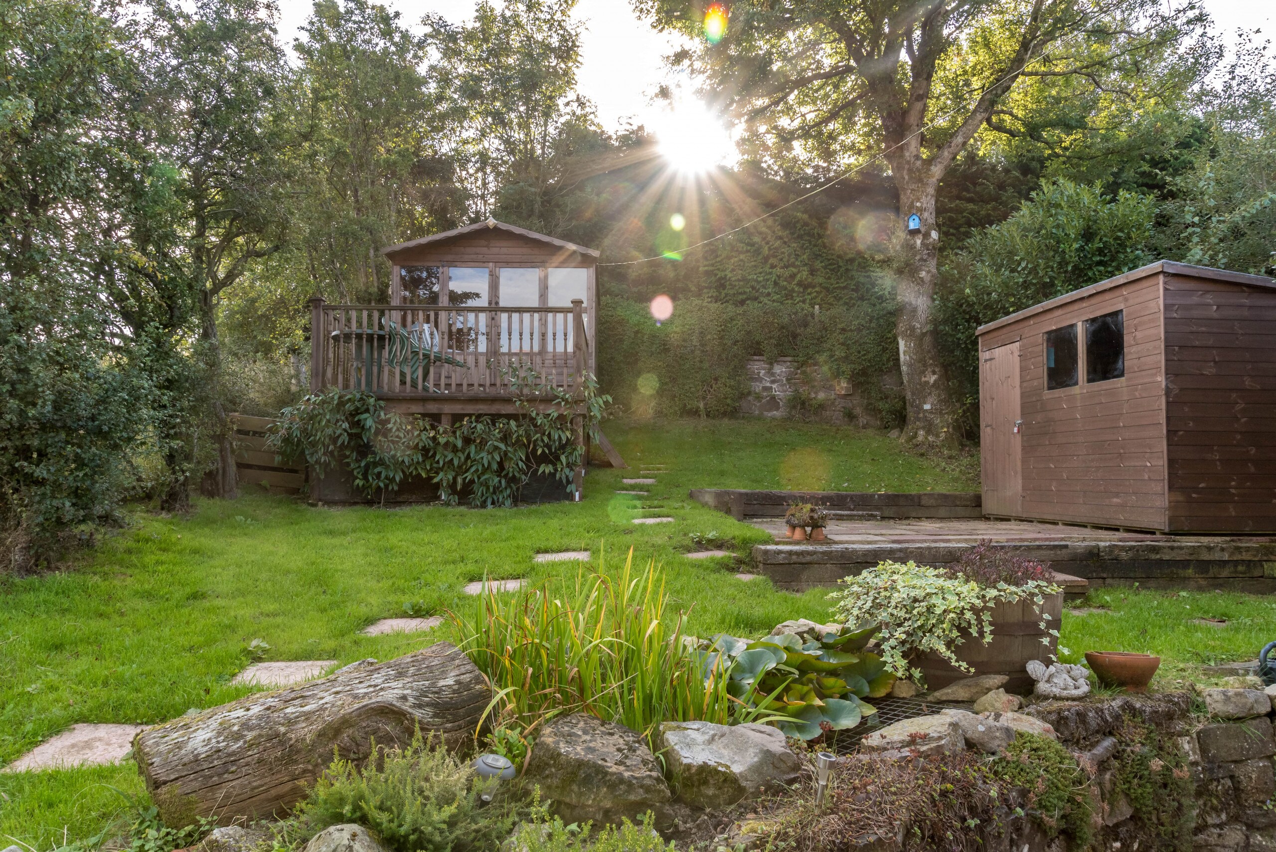 Property Image 2 - Homey Cottage with Terrace on the Edge of Llanelly Hill