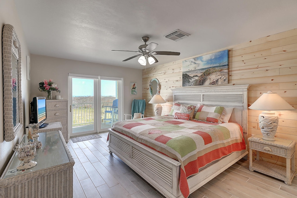 Bedroom with king . Private king-size sanctuary