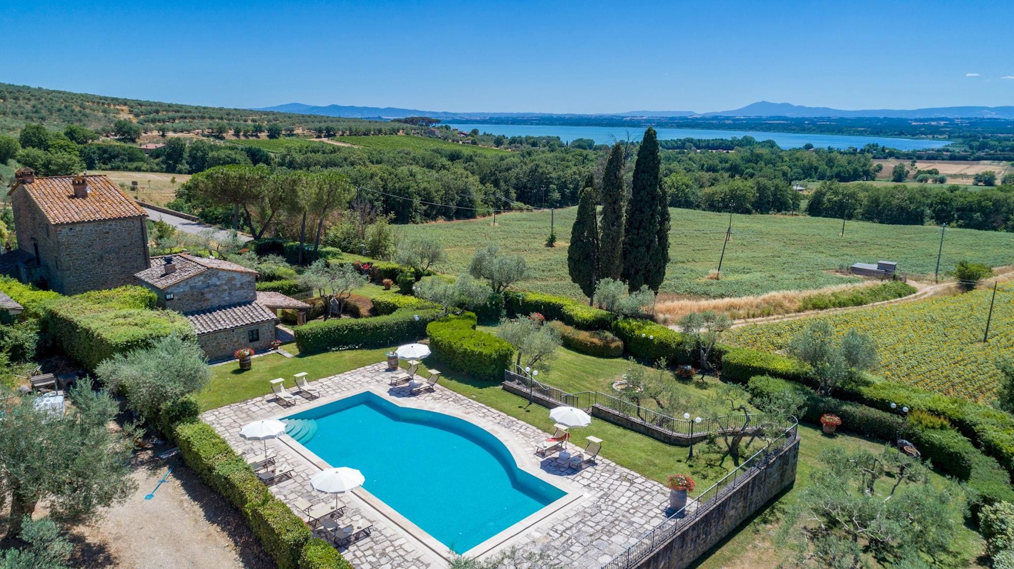 Property Image 1 - Charming Hill Villa Facing the Famous Lake Trasimeno