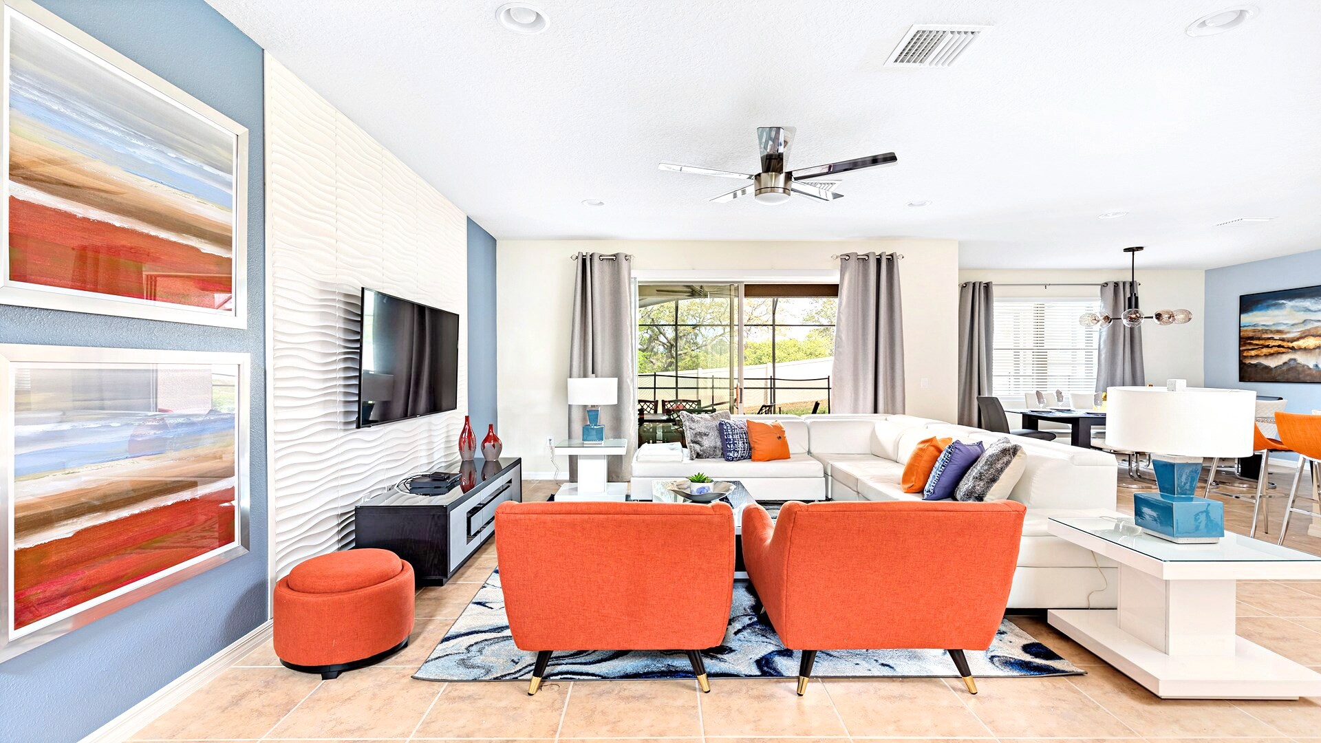 Living Room: Spacious and inviting, the area features a cozy sofa, ideal for family reunions and creating lasting memories