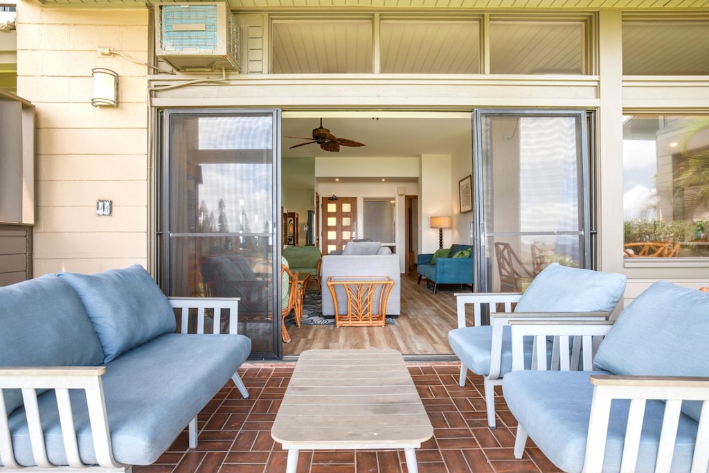 From the cozy lanai to the inviting living room, every detail is curated for peaceful island living