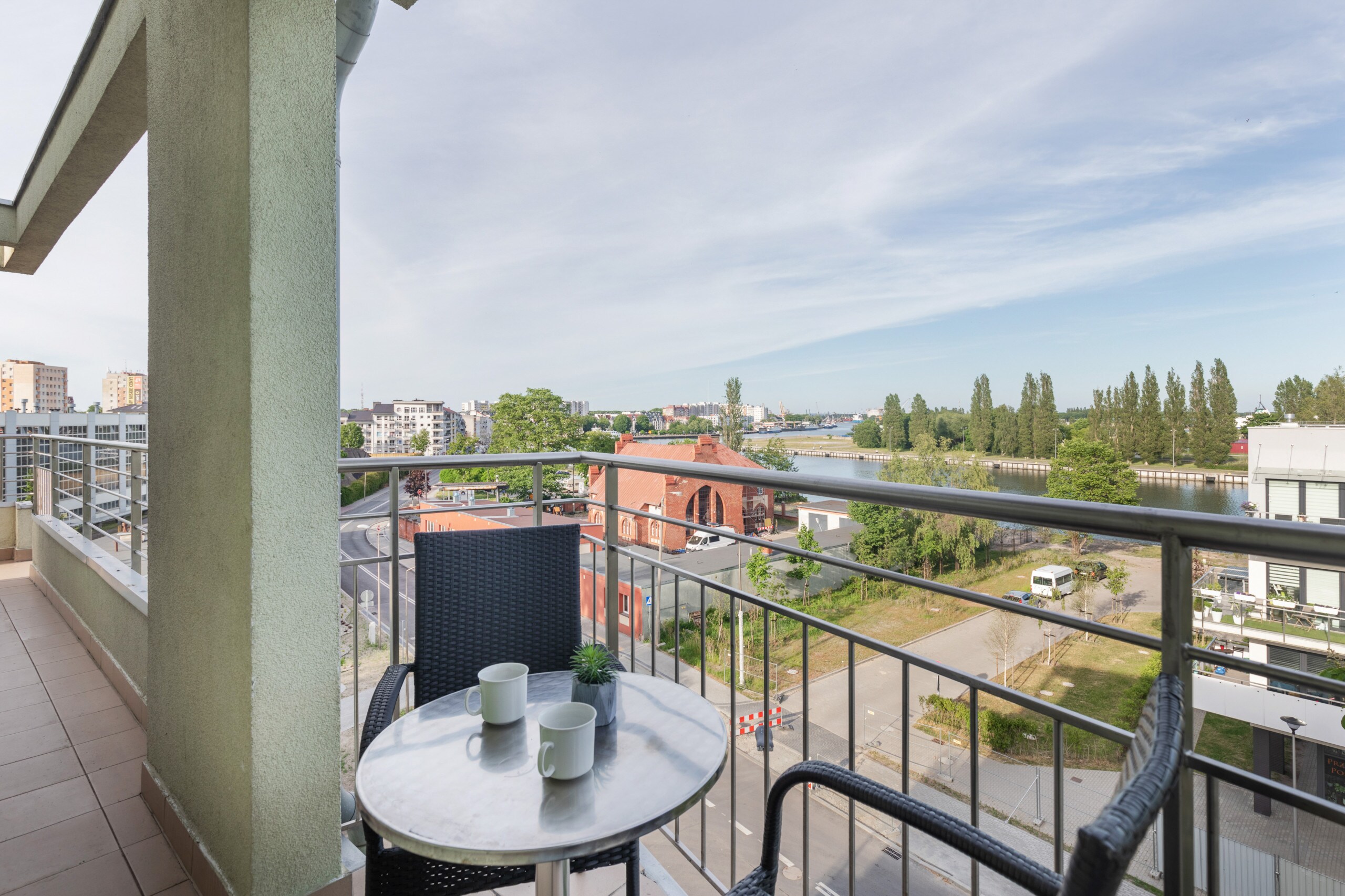 Comfortable Two Bedroom Apartment with Balcony in Świnoujście Center