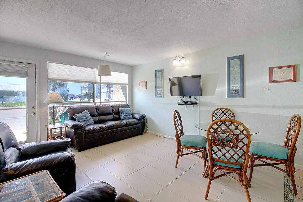 Living room and dining room. Bright and airy living/dinning space with natural light 