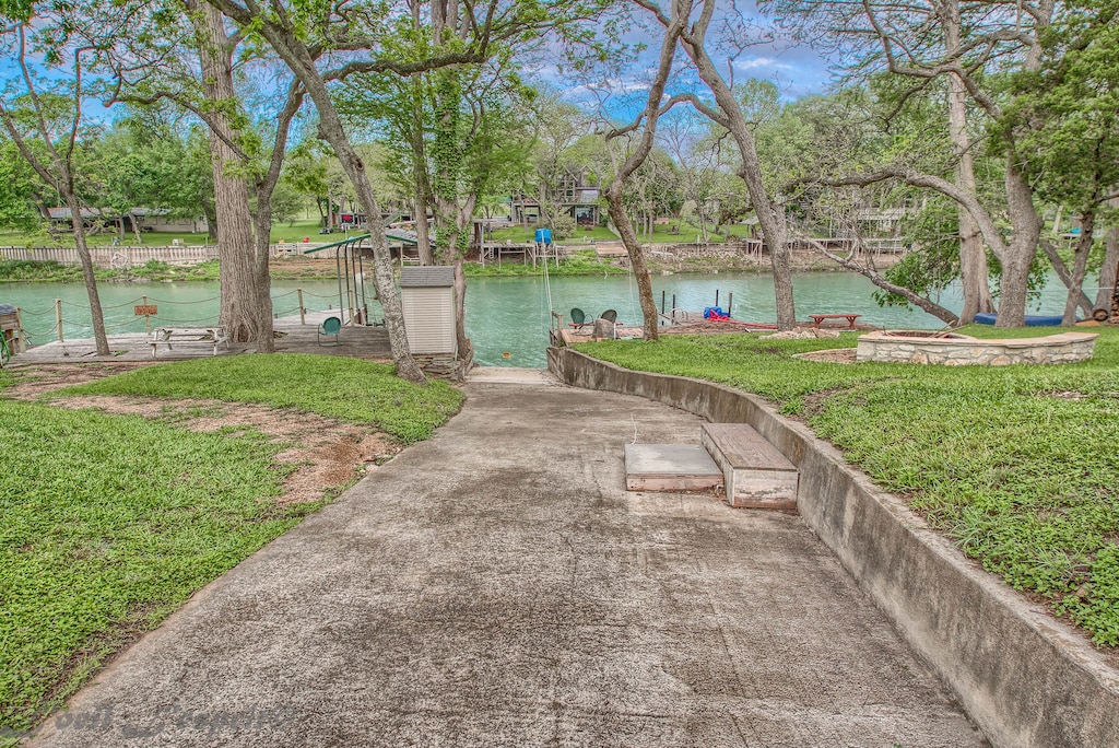 Shared river access right across the street!