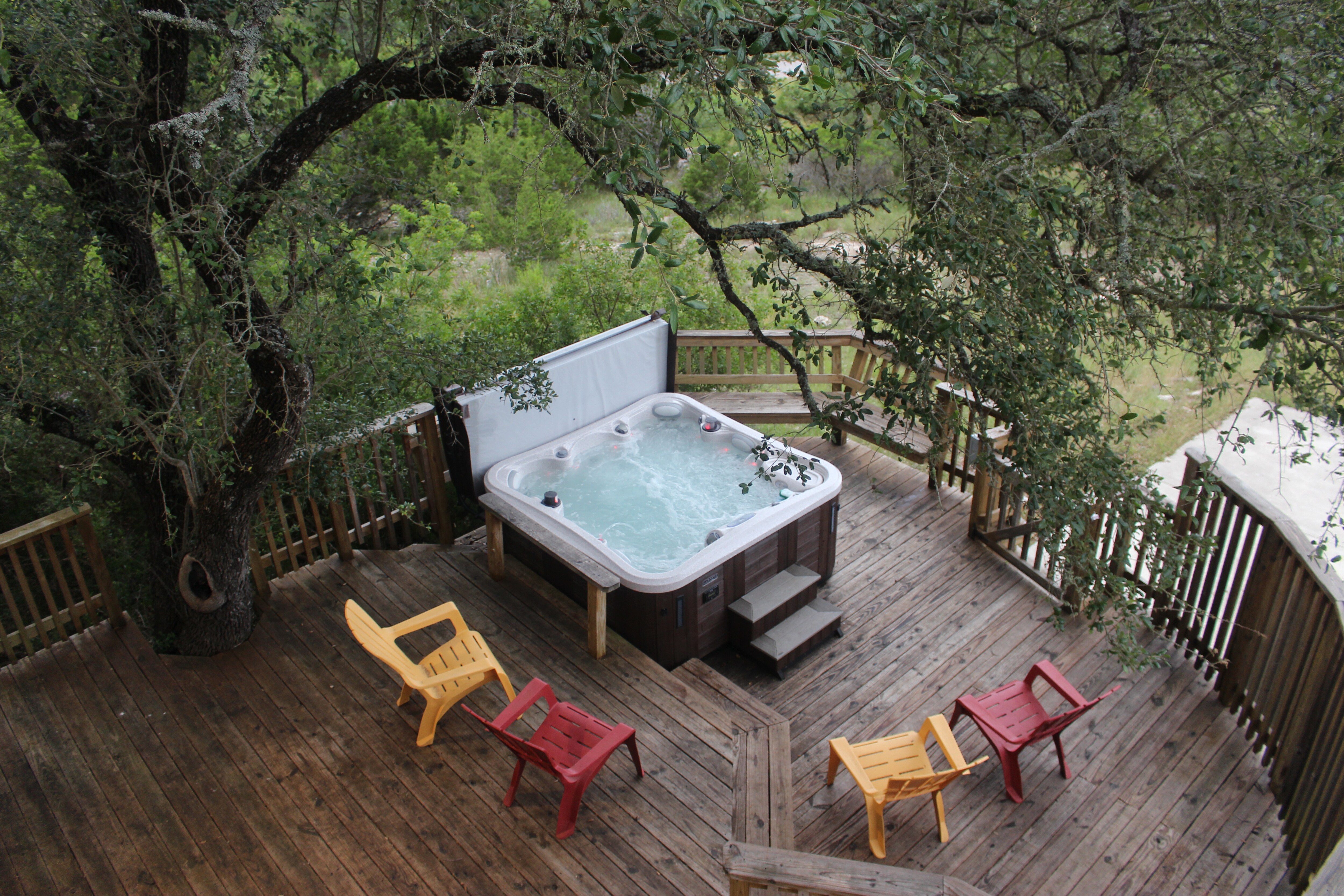 Relax and unwind in this fabulous hot tub!
