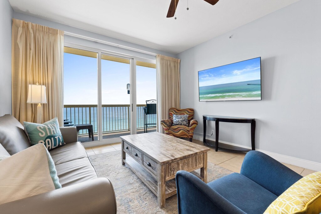 Living Area with Balcony