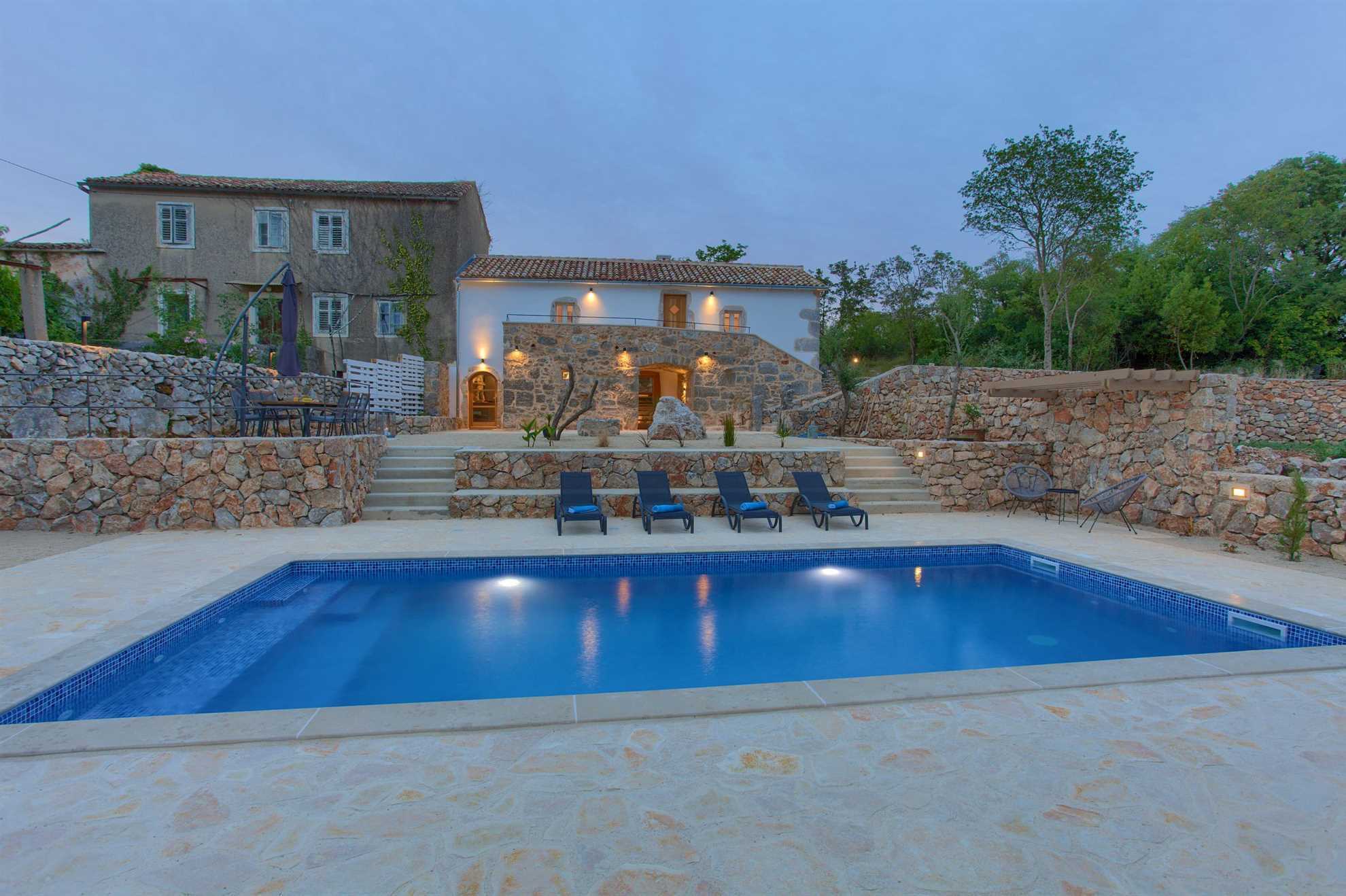 Property Image 1 - Stylish Tranquil Rustic Villa in Gostinjac with Air-condition