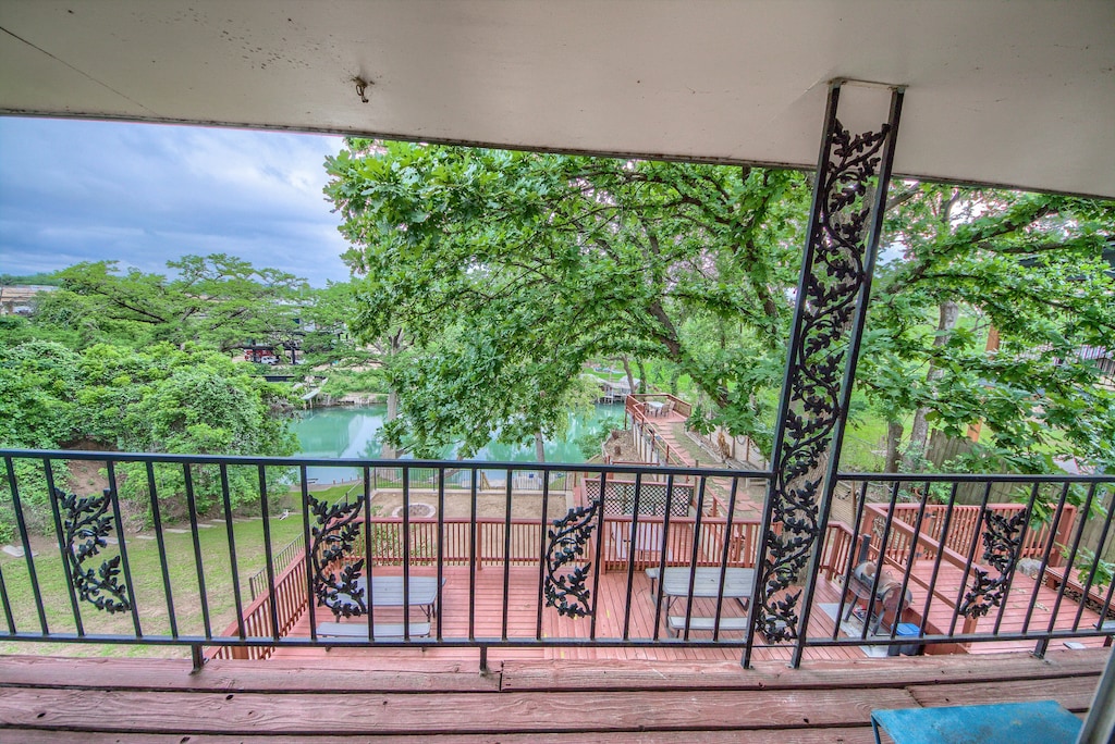 Deck located right off the living area