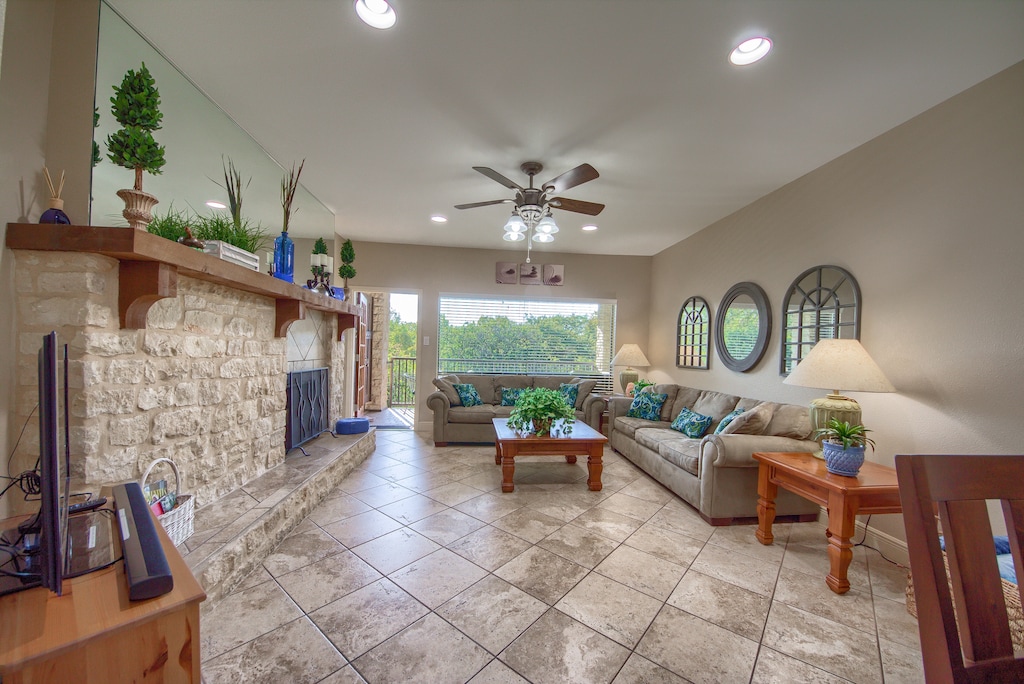 Great view from the living room. 