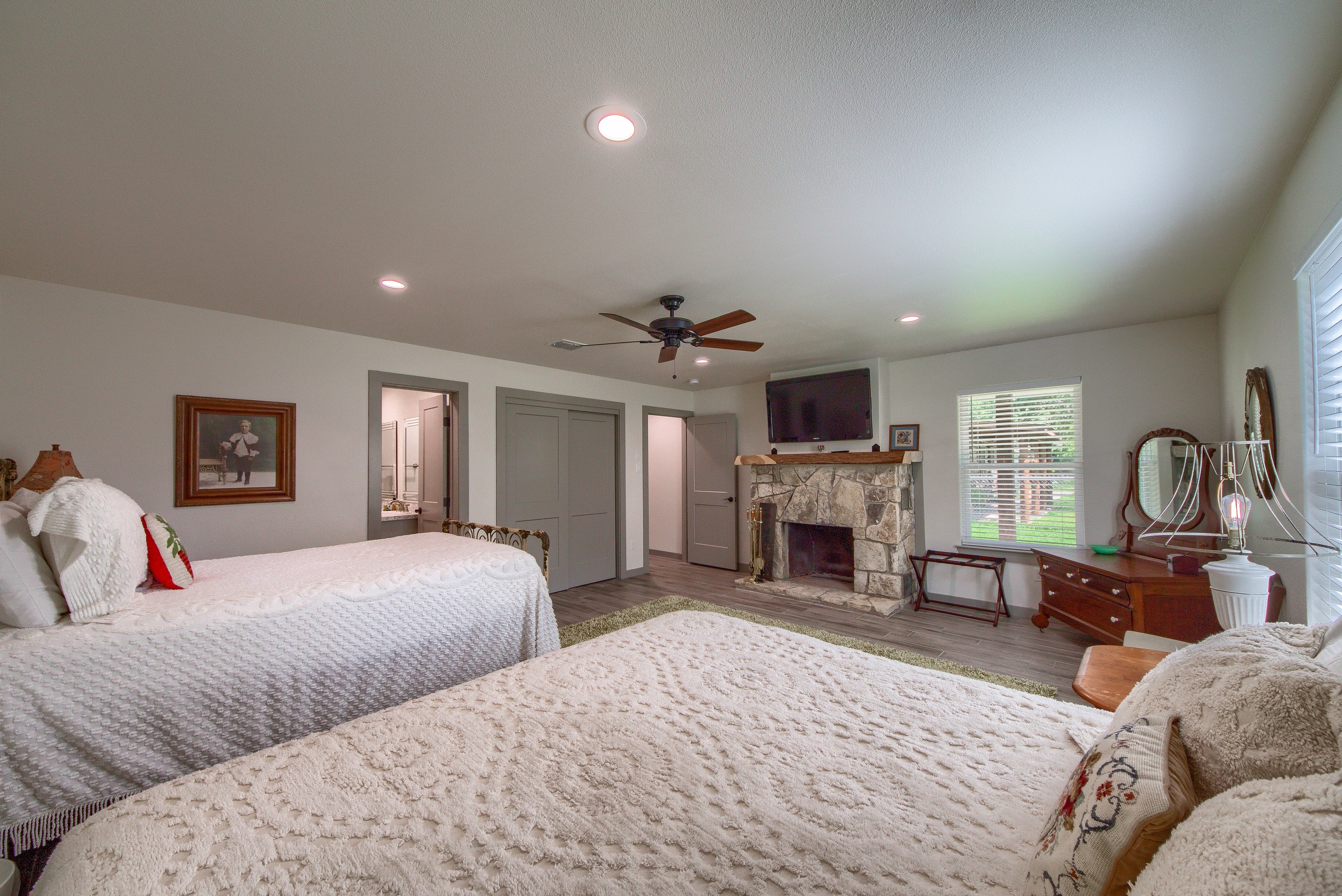 Another spacious view of the master bedroom. Another spacious view of the master bedroom.