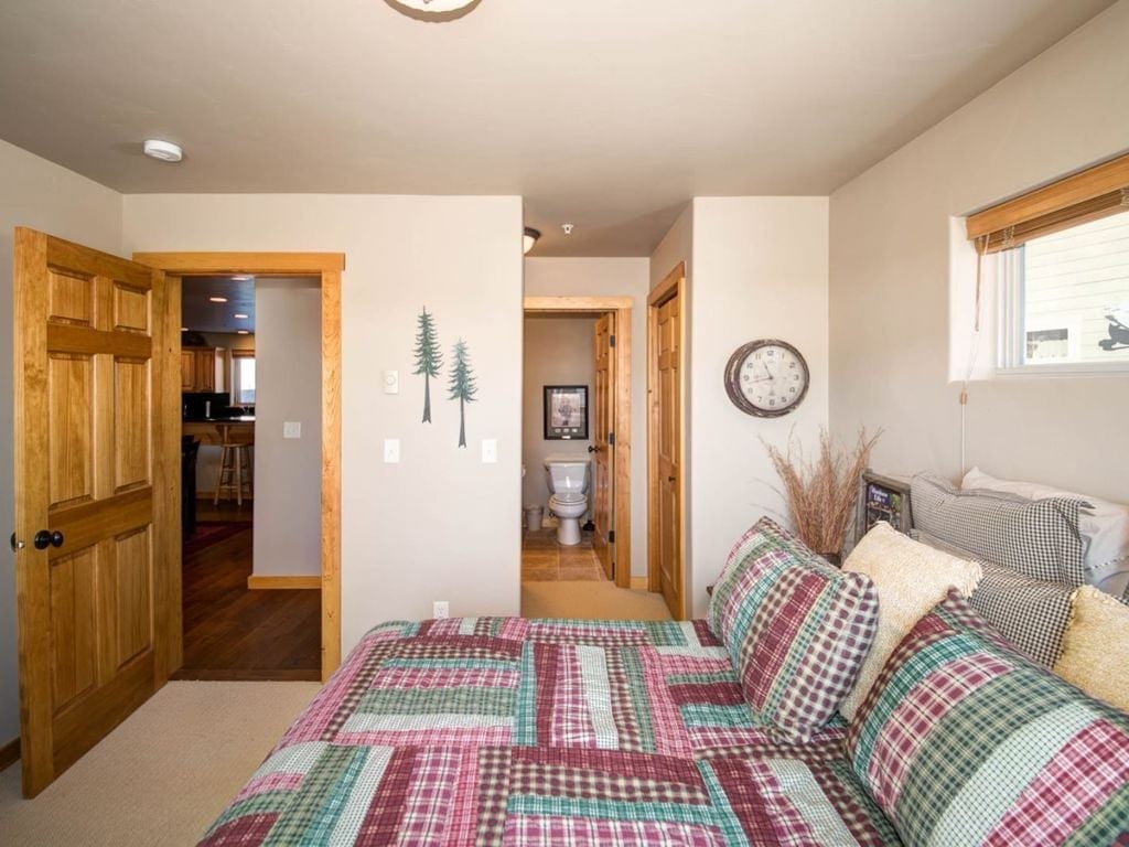 Get cozy in the king-sized bed | Main Level