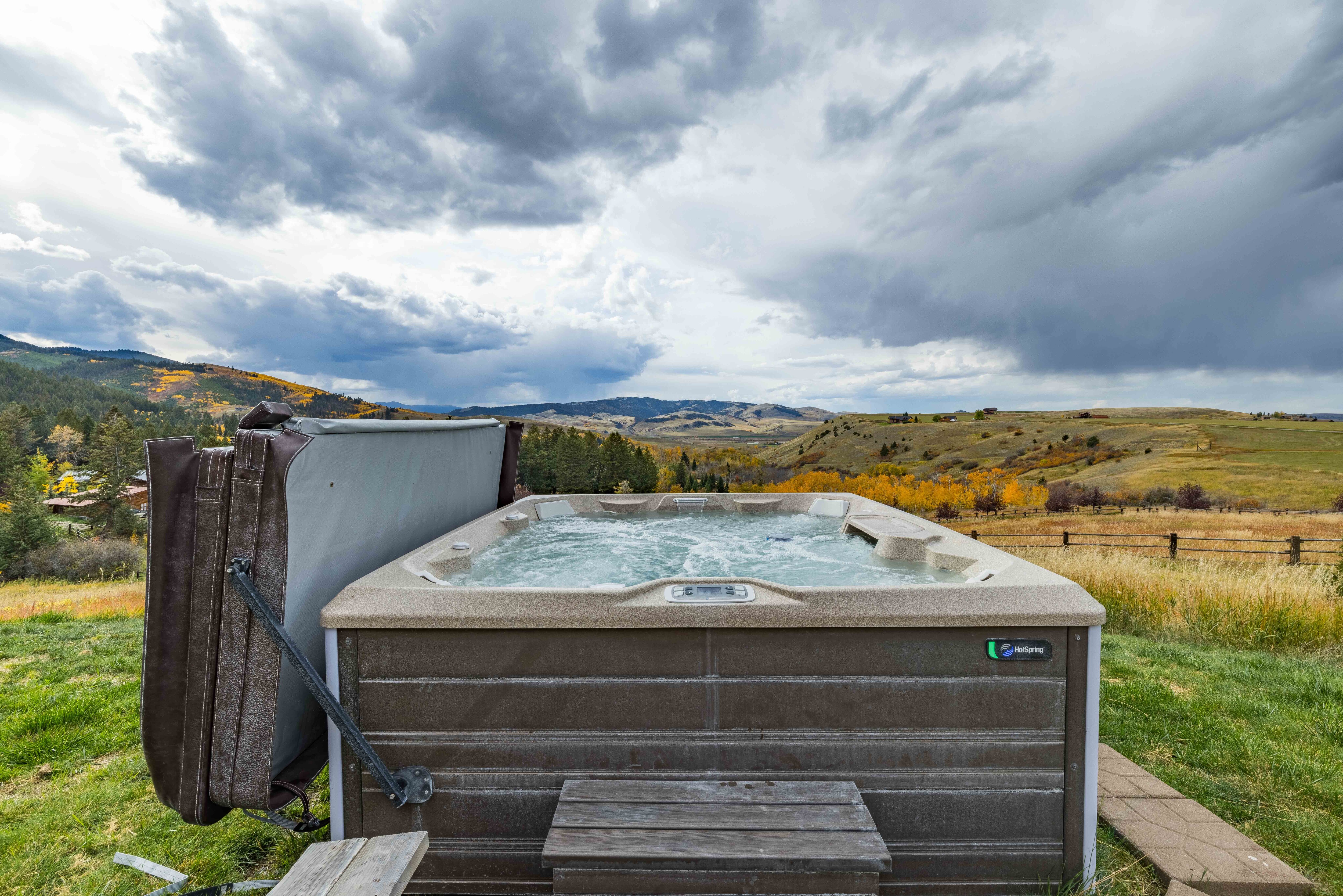 Amazing views from the hot tub!
