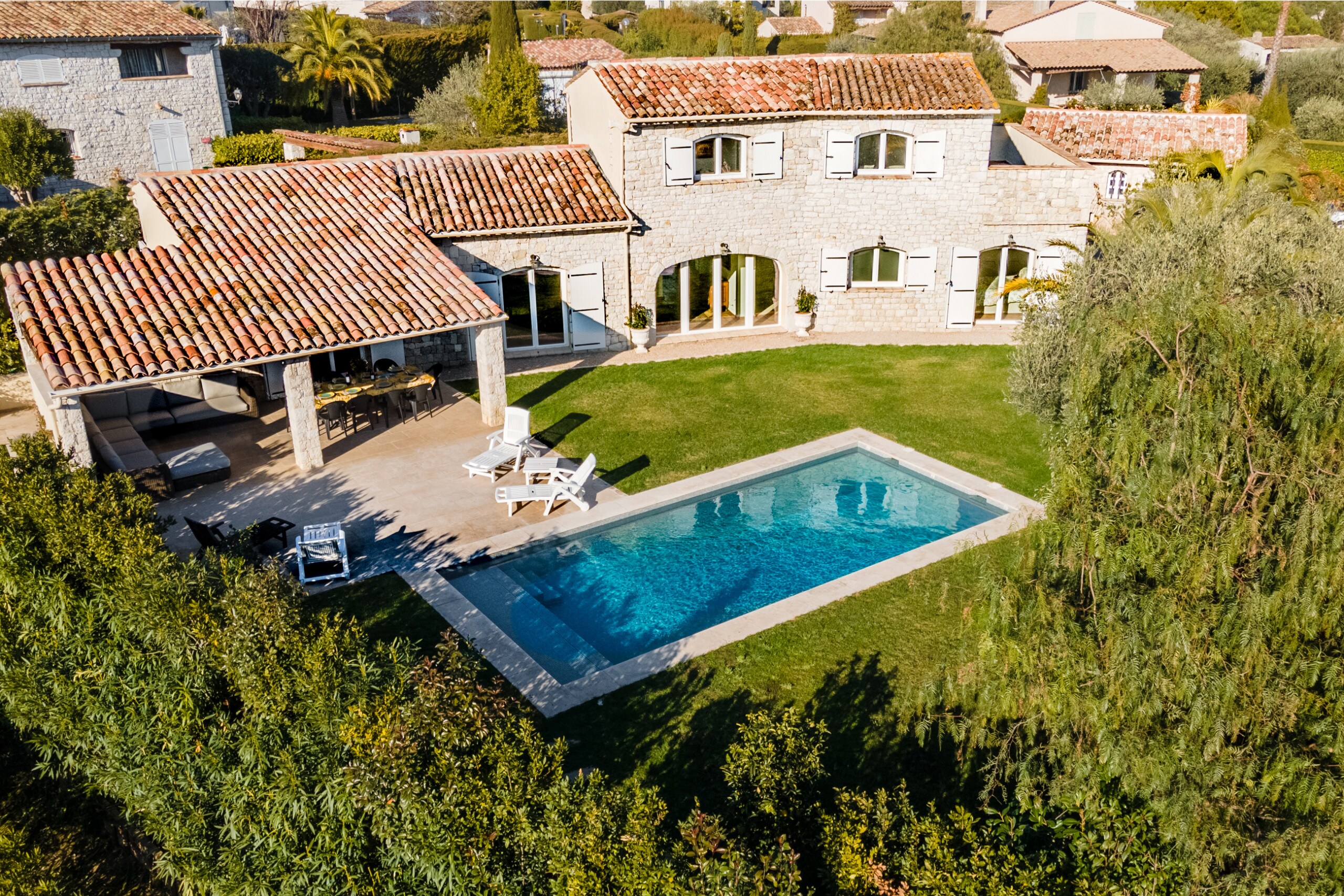 Property Image 1 - Wonderful family villa with private pool near the village of La Colle-sur-Loup