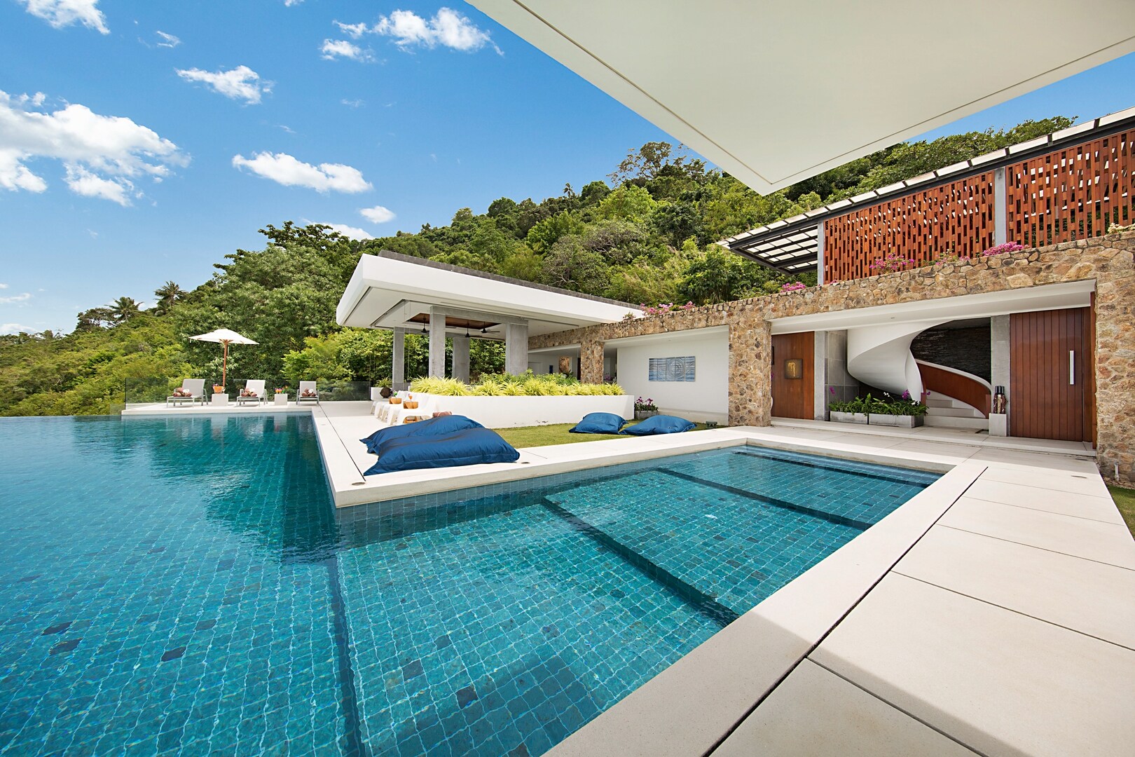 Property Image 1 - Modern Hillside Villa with Splendid Infinity Pool Views
