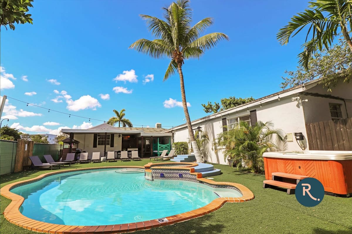 Property Image 1 - Urban Oasis | Private Heated Pool + Hot Tub | 10 mins to South Beach UO74