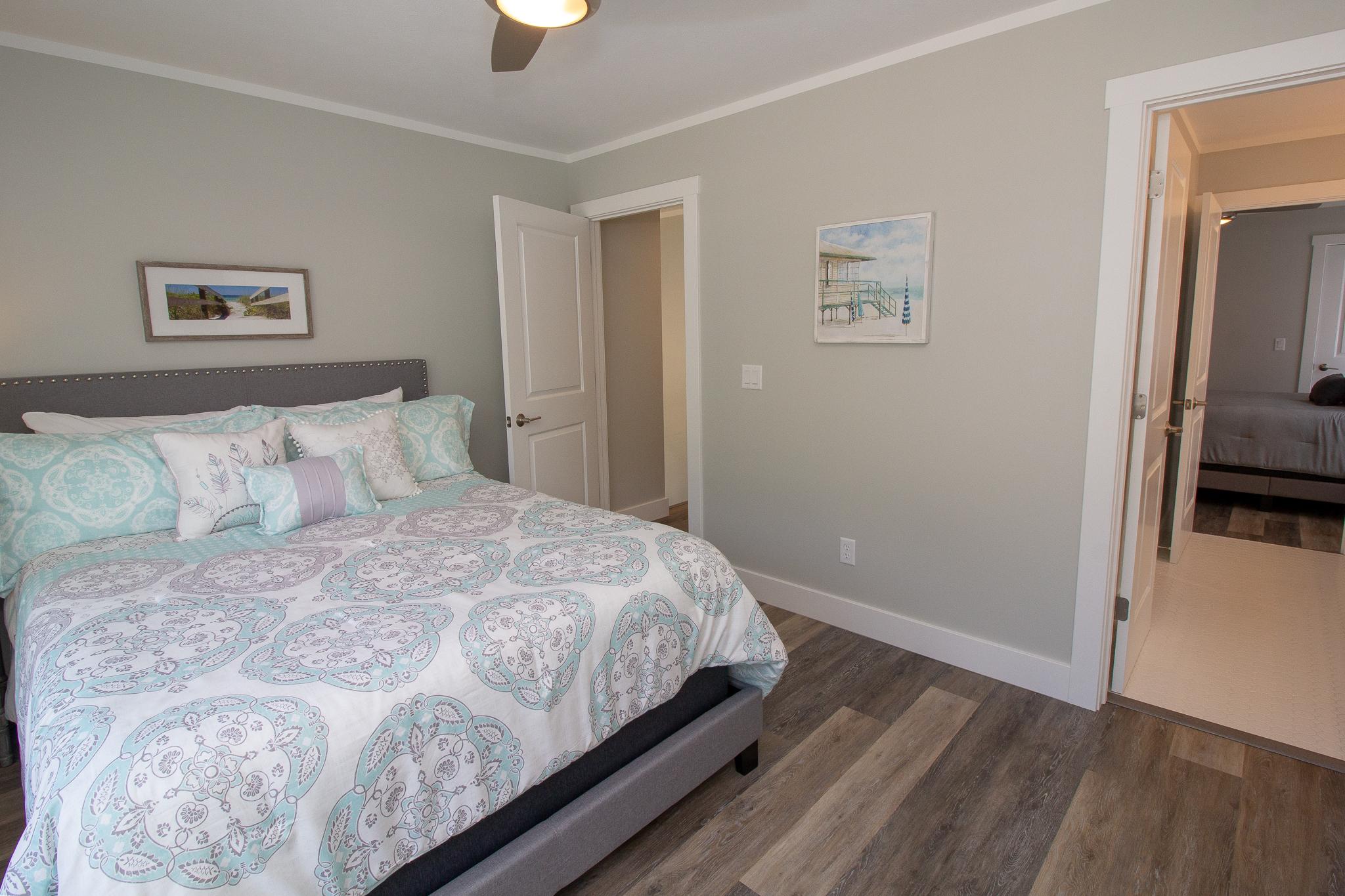 Second Level Queen Bedroom with Jack and Jill Bathroom