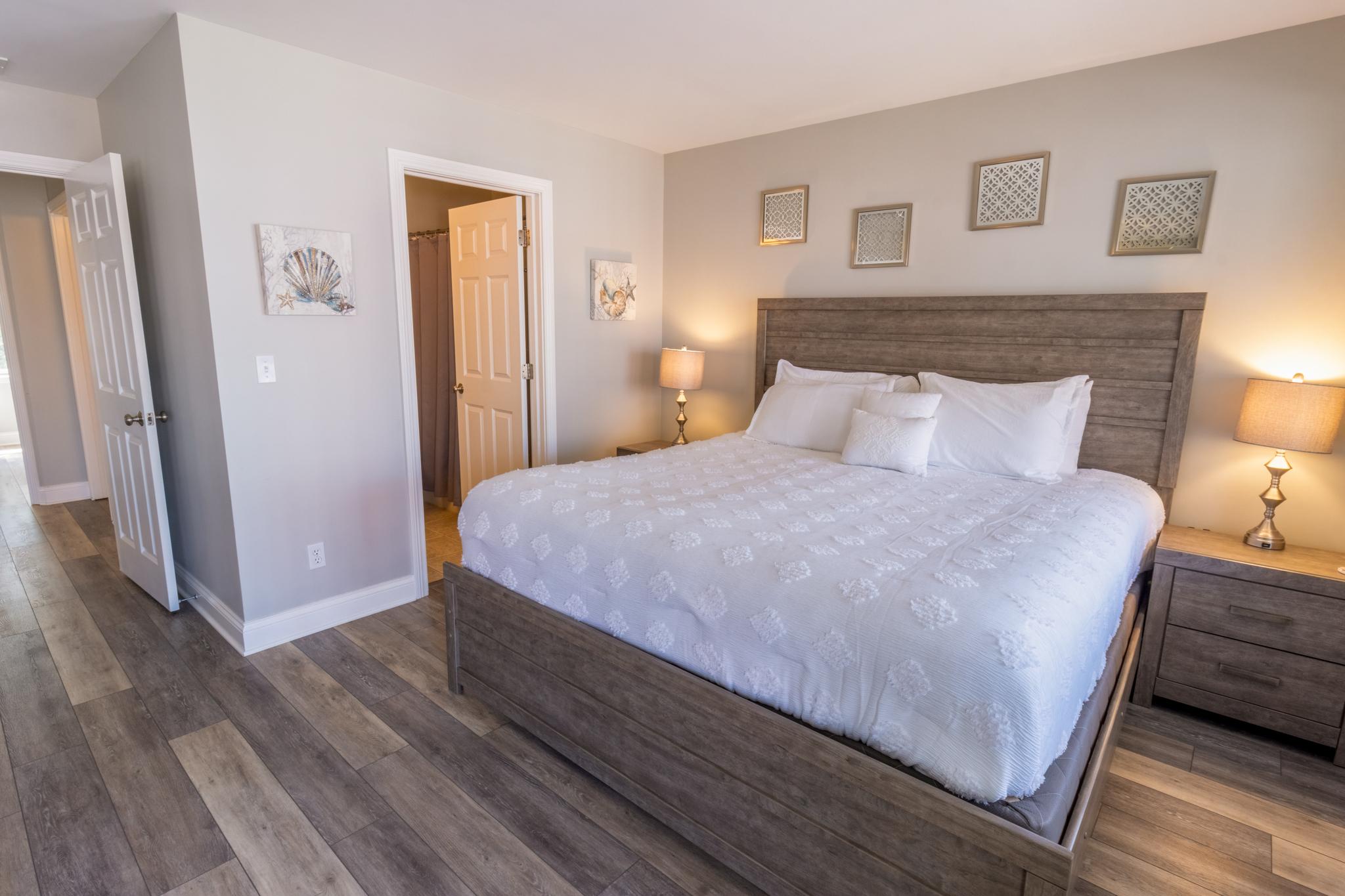 Second Level | Bedroom 4 | King | Attached Bath | Private Deck