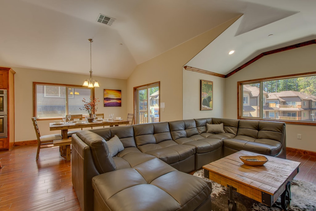 Living and dining area