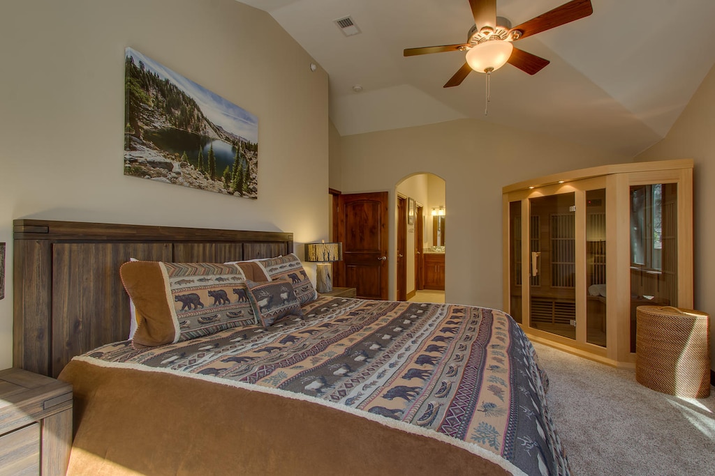 Main bedroom with King bed