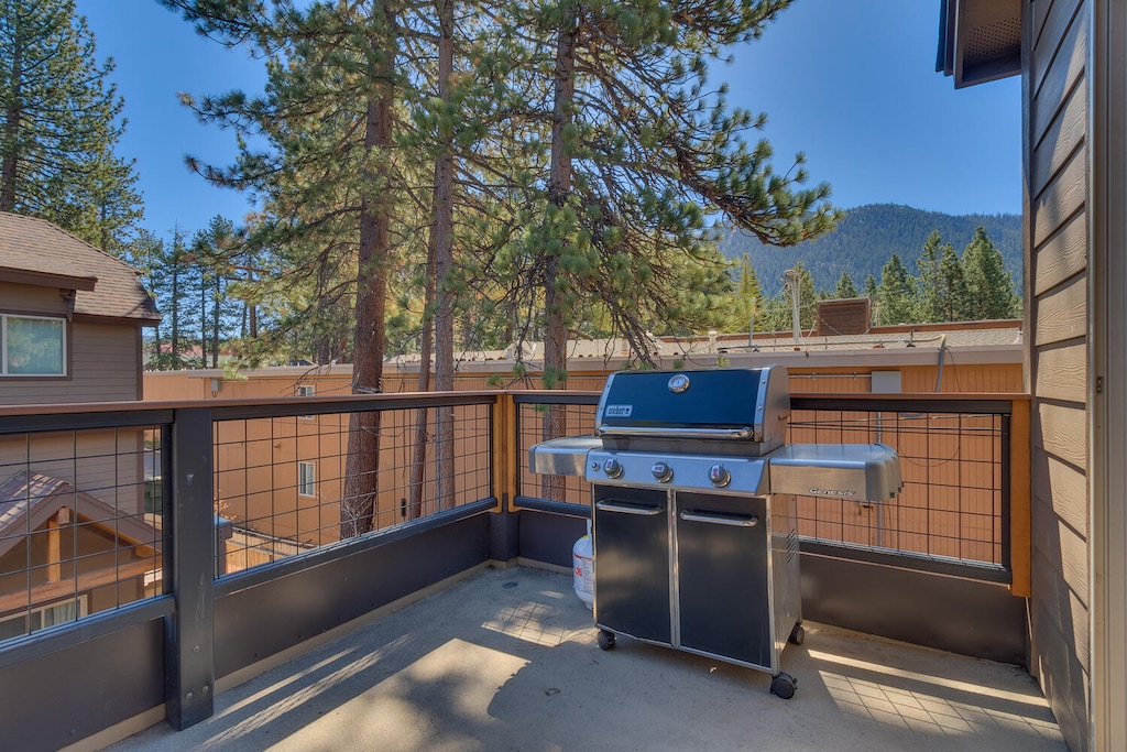 Grill in patio
