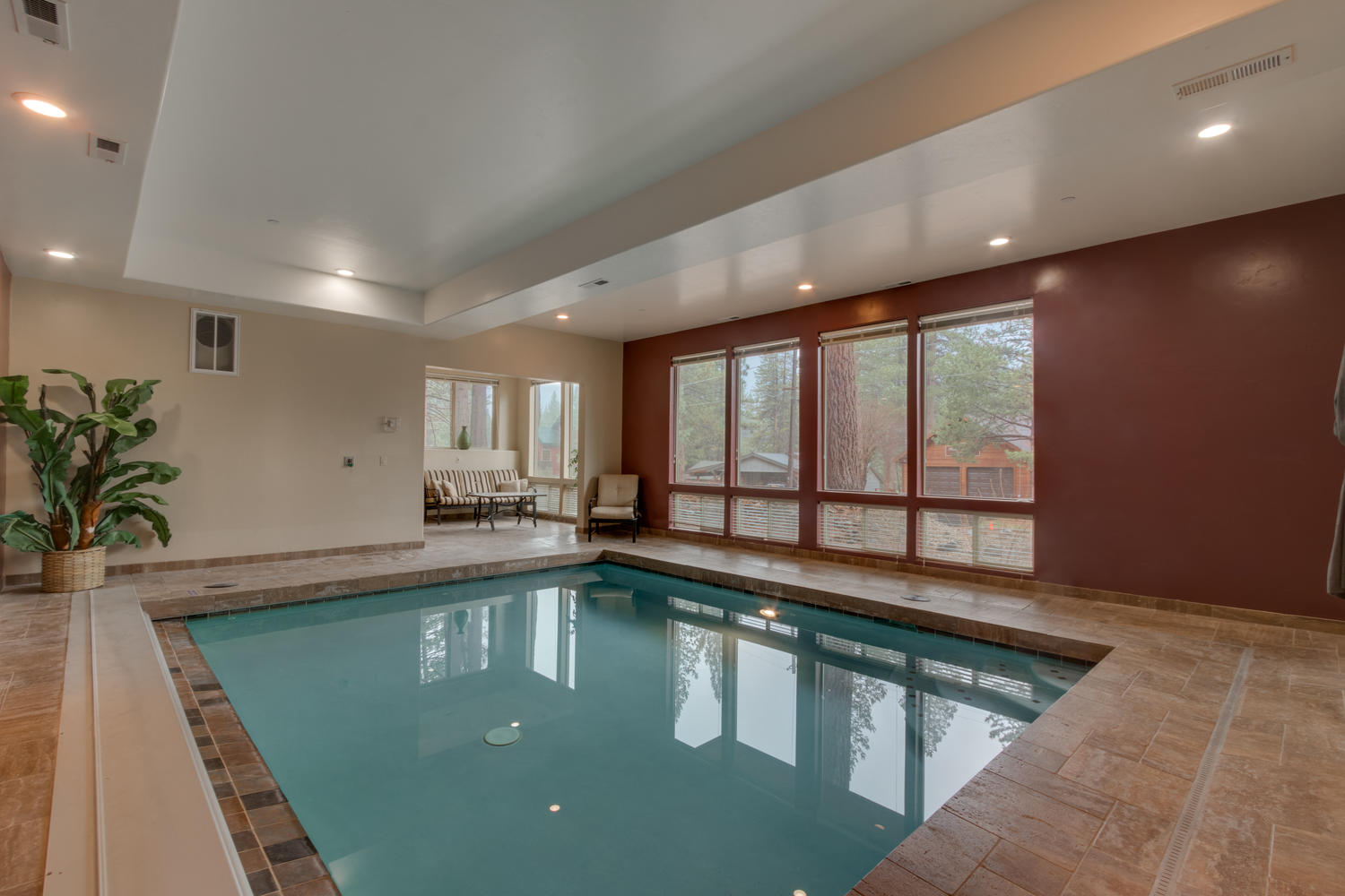 Heated indoor pool