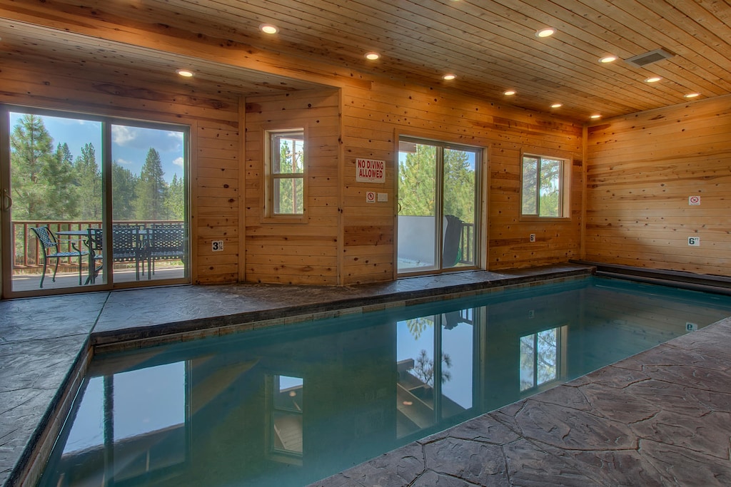 Heated indoor pool
