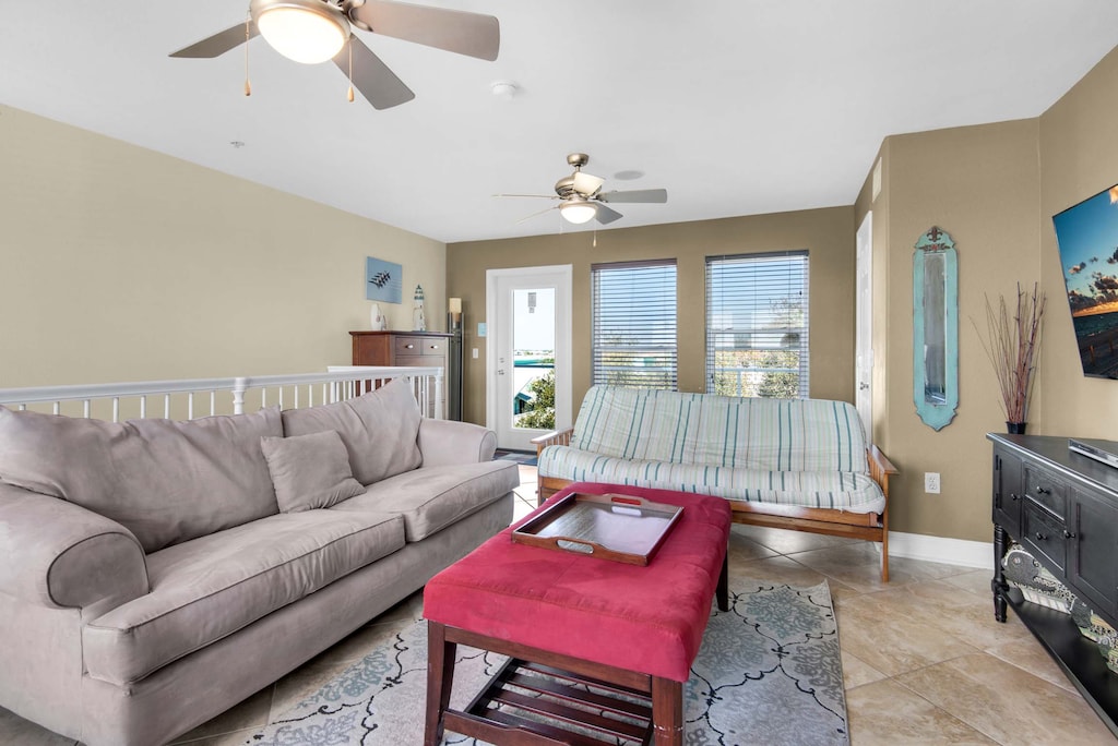 Top floor living area