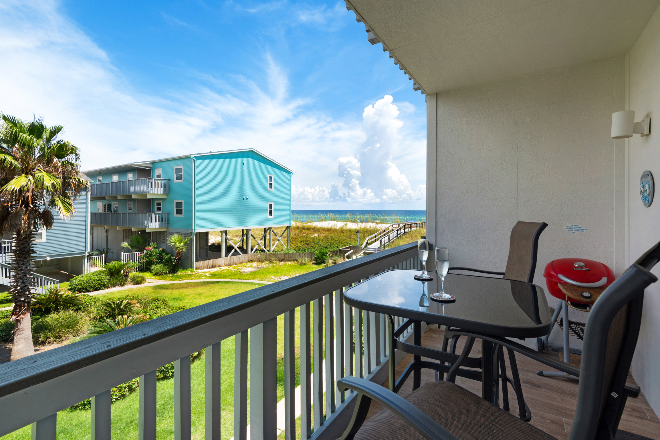 Villas on the Gulf unit J7 balcony views